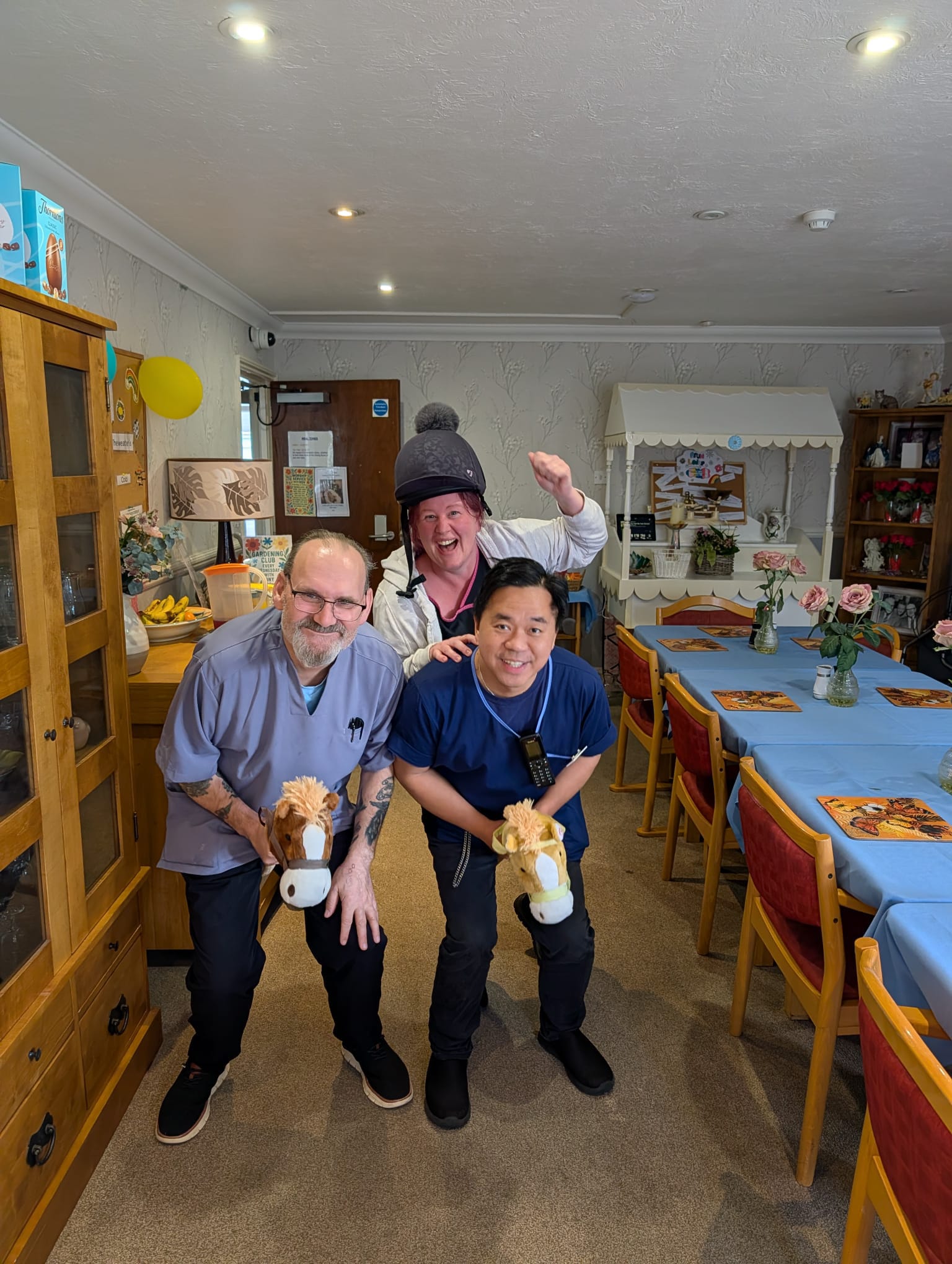 Arun Lodge staff member smiling in the home